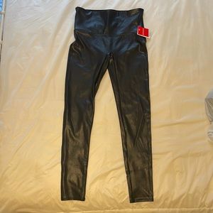 NWT Never worn SPANX faux leather leggings